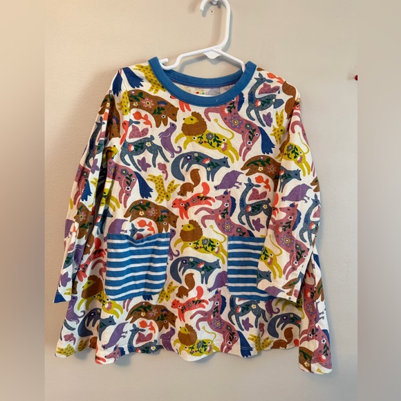 Mini Boden Other - Mini Boden Animal Colorful Kids Long Sleeve Tunic Shirt